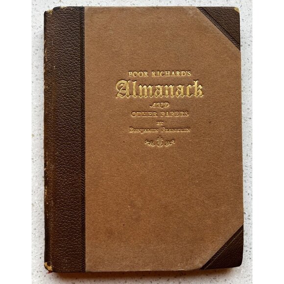 Hubbard, Elbert : FRANKLIN... Poor Richard's Almanac 1924 See Photos - Picture 1 of 16